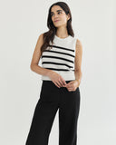 The Hayden Stripe Cotton Sweater