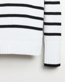 The Addison Stripe Cotton Sweater