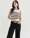 The Hayden Stripe Cotton Sweater