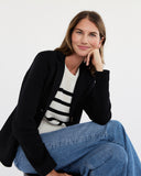 The Hayden Stripe Cotton Sweater