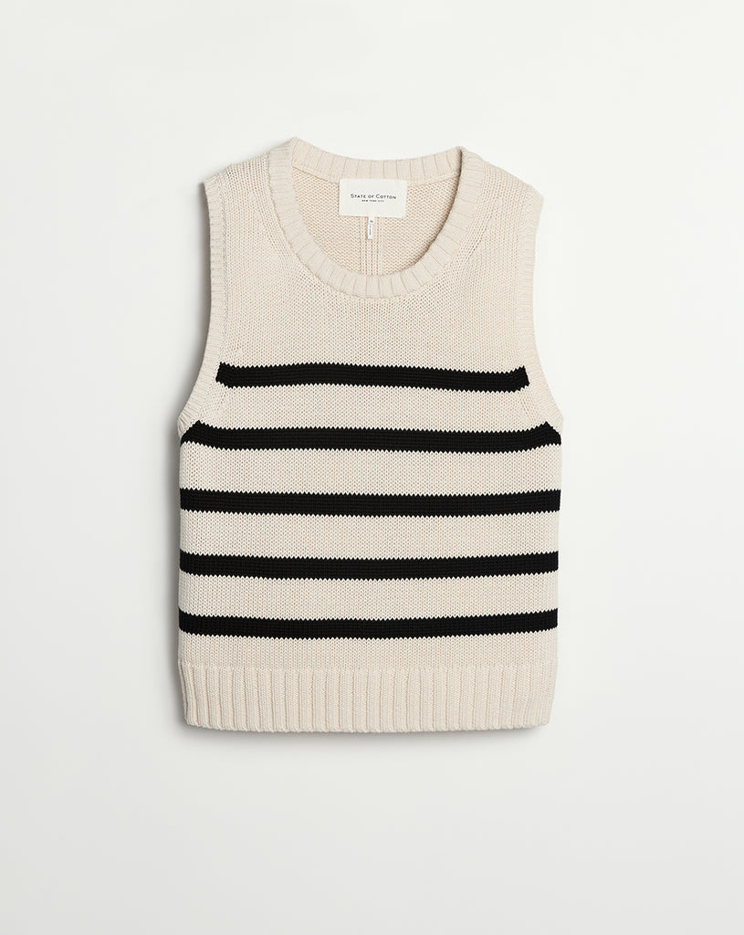 The Hayden Stripe Cotton Sweater
