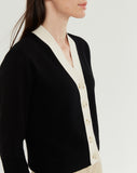 The Perry Tipped Cotton Cardigan