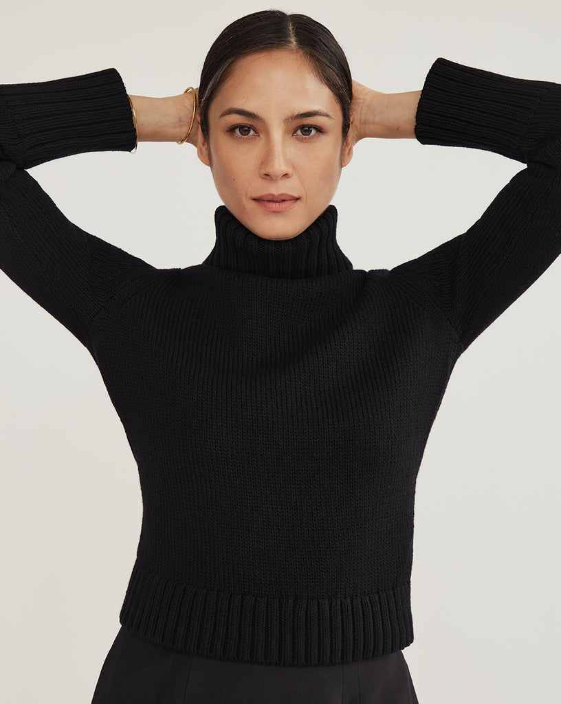 The Tisbury Cotton Turtleneck Sweater