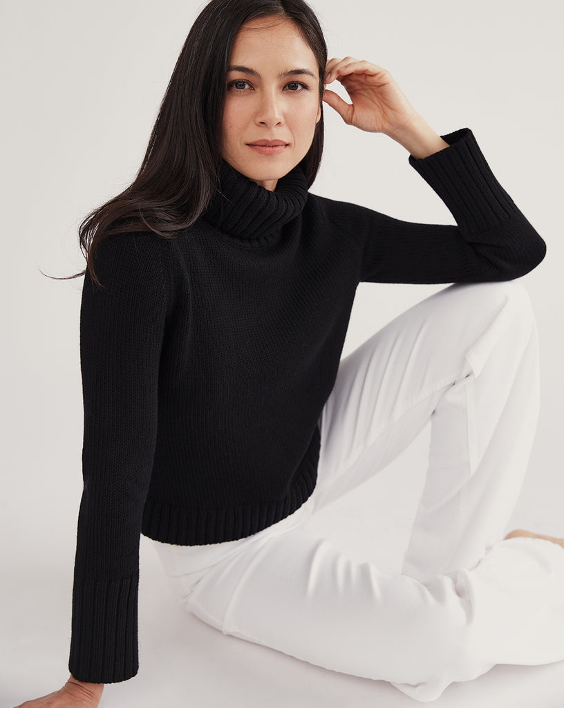 The Tisbury Cotton Turtleneck Sweater