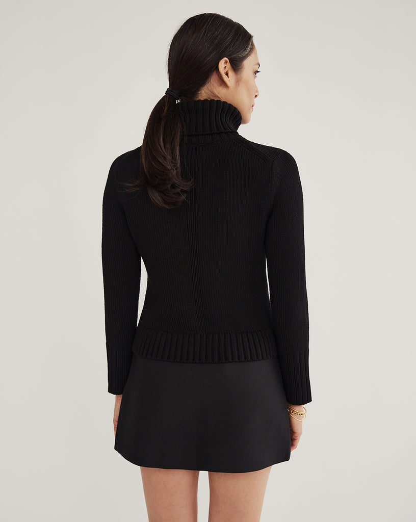 The Tisbury Cotton Turtleneck Sweater