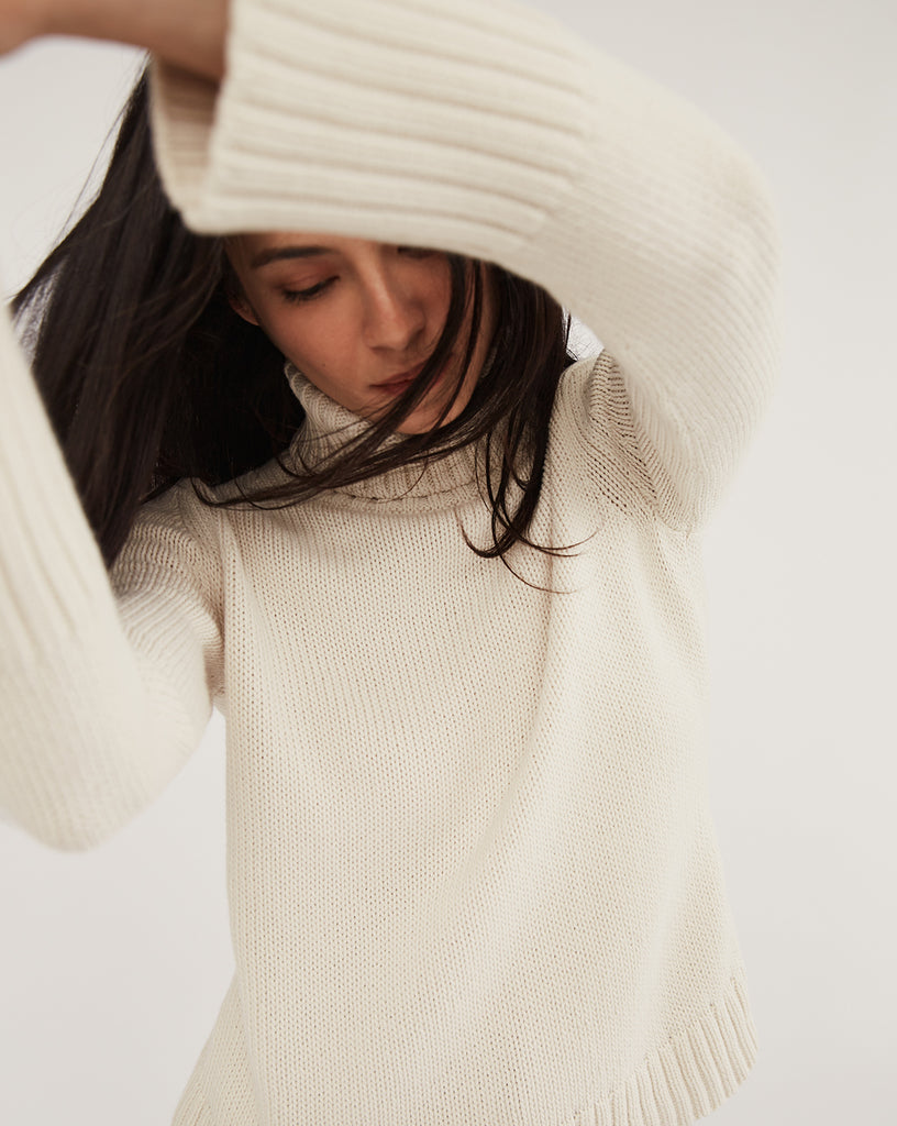 The Tisbury Cotton Turtleneck Sweater
