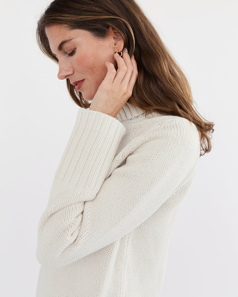 The Wynn Cotton Turtleneck Sweater