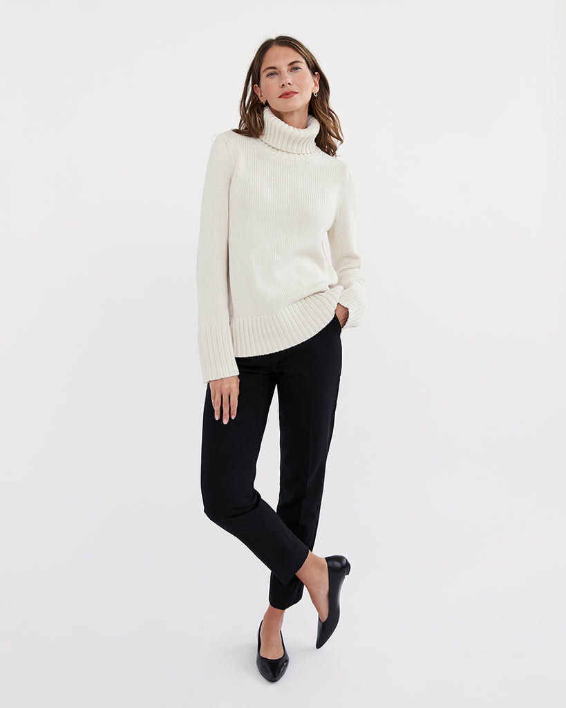 The Wynn Cotton Turtleneck Sweater
