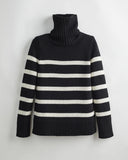 The Wynn Stripe Cotton Turtleneck