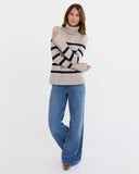The Wynn Stripe Cotton Turtleneck
