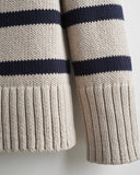 The Wynn Stripe Cotton Turtleneck