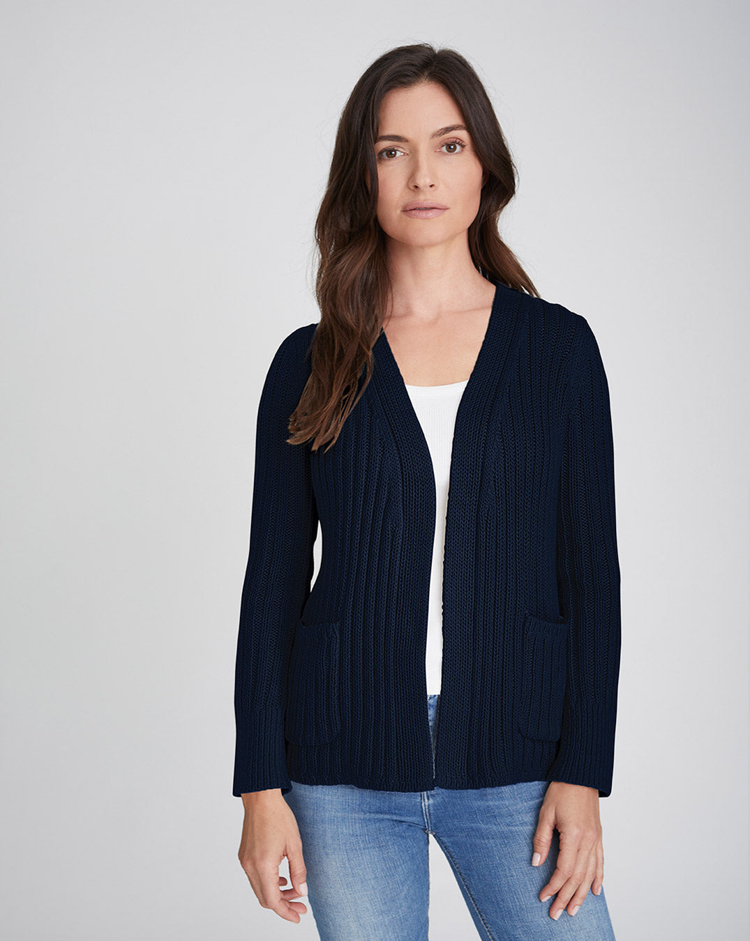 100% Cotton Ribbed Cardigan for Women | State of Cotton NYC