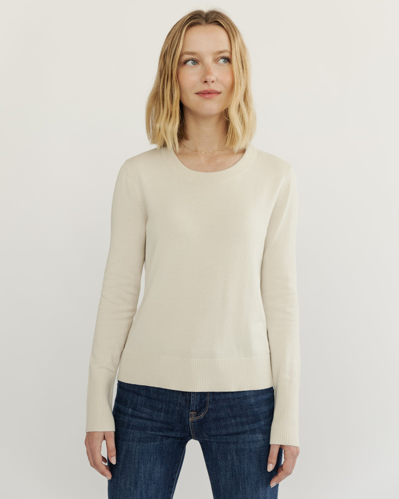 Women's Cotton Sweaters  Shop 100% Cotton Sweaters - Pura Cashmere