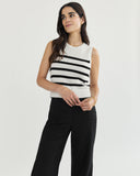 The Hayden Stripe Cotton Sweater