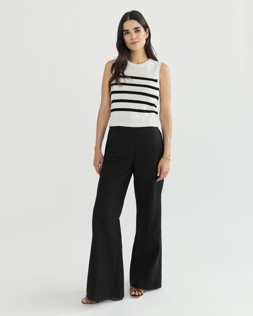 The Hayden Stripe Cotton Sweater