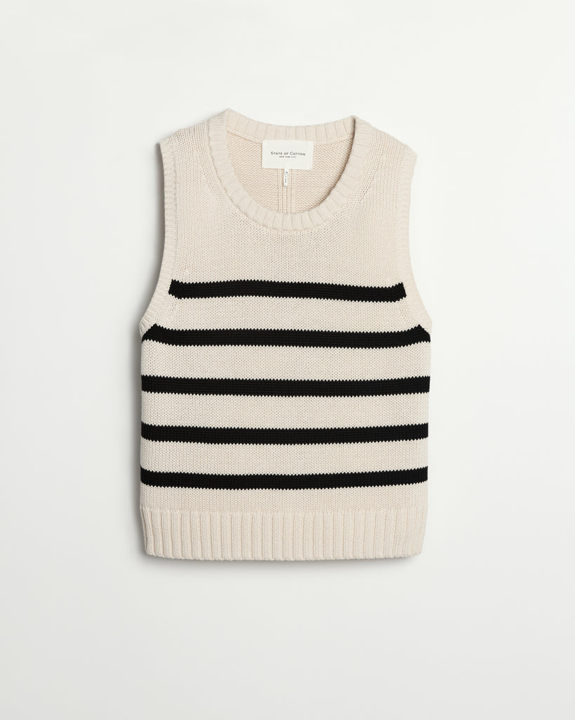 The Hayden Stripe Cotton Sweater
