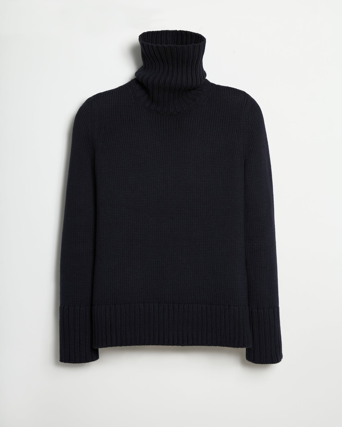 The Wynn Cotton Turtleneck Sweater in Navy, additional view — State of Cotton NYC