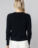 The Baldwin Superfine Cotton Sweater in ivory, additional view — State of Cotton NYC