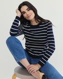 The Devon Stripe Crewneck