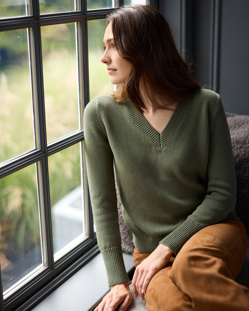 The Dorien V Neck Sweater