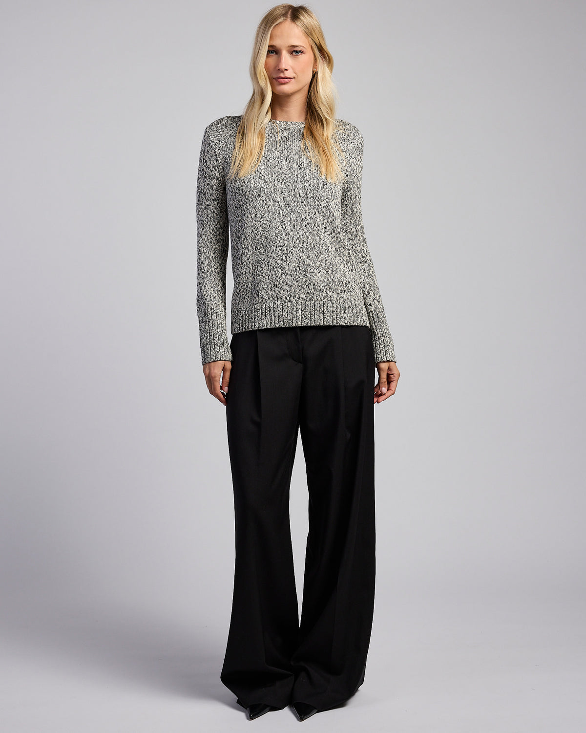 The Addison Mélange Crewneck