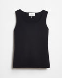 Woman wearing The Harper Cotton Sweater Tank — State of Cotton NYC