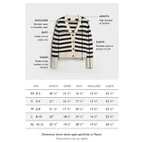Size chart for The Peyton Cotton Cardigan — State of Cotton NYC