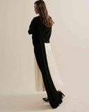 The Tilly Superfine Cotton Wrap in cream, alternate view — State of Cotton NYC