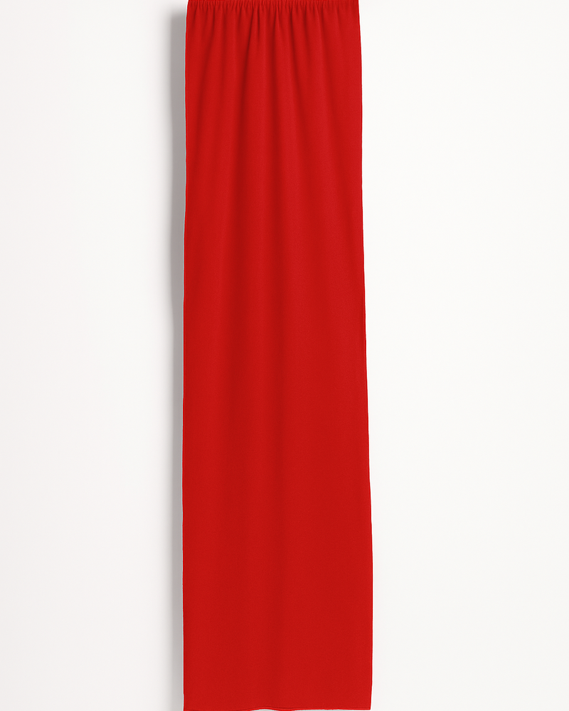 The Tilly Superfine Cotton Wrap in red — Egyptian cotton, Italian-spun — State of Cotton NYC