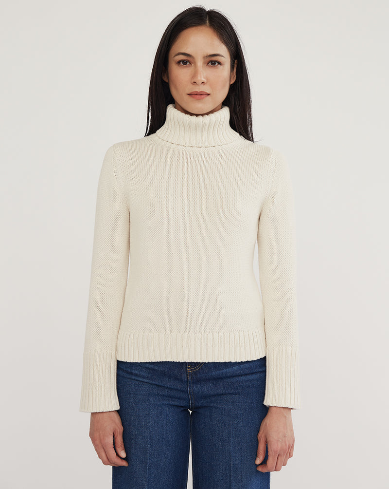 The Tisbury Cotton Turtleneck Sweater